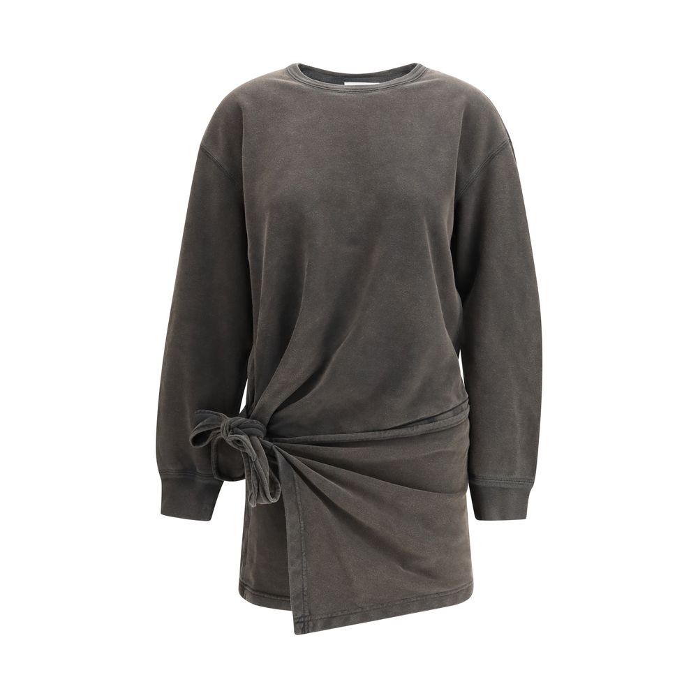 Marant Etoile Gray Cotton Casual Dress | Regal Royce