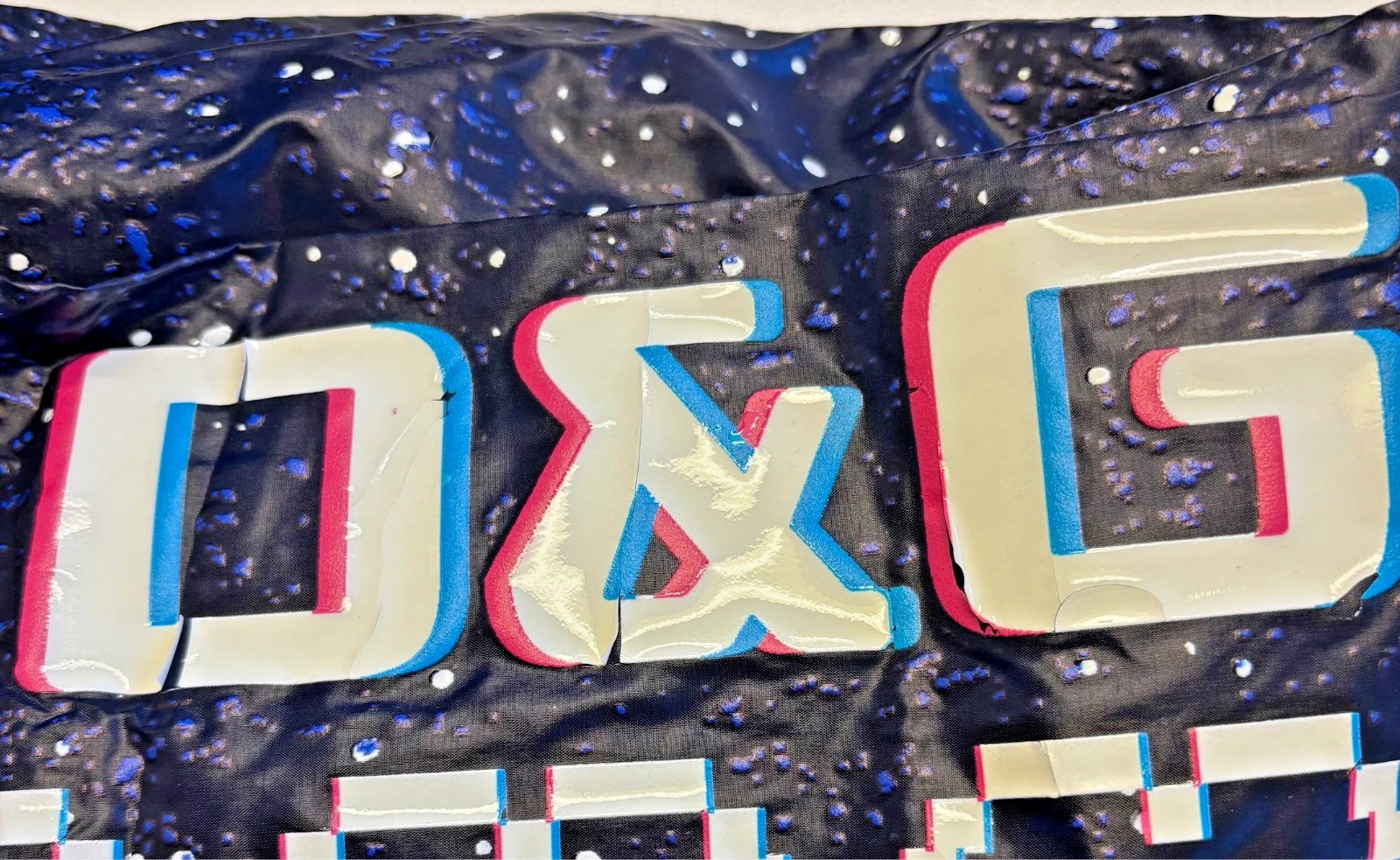 Dolce & Gabbana Dark Blue DG Game Print Cotton Jogger Pants | Regal Royce