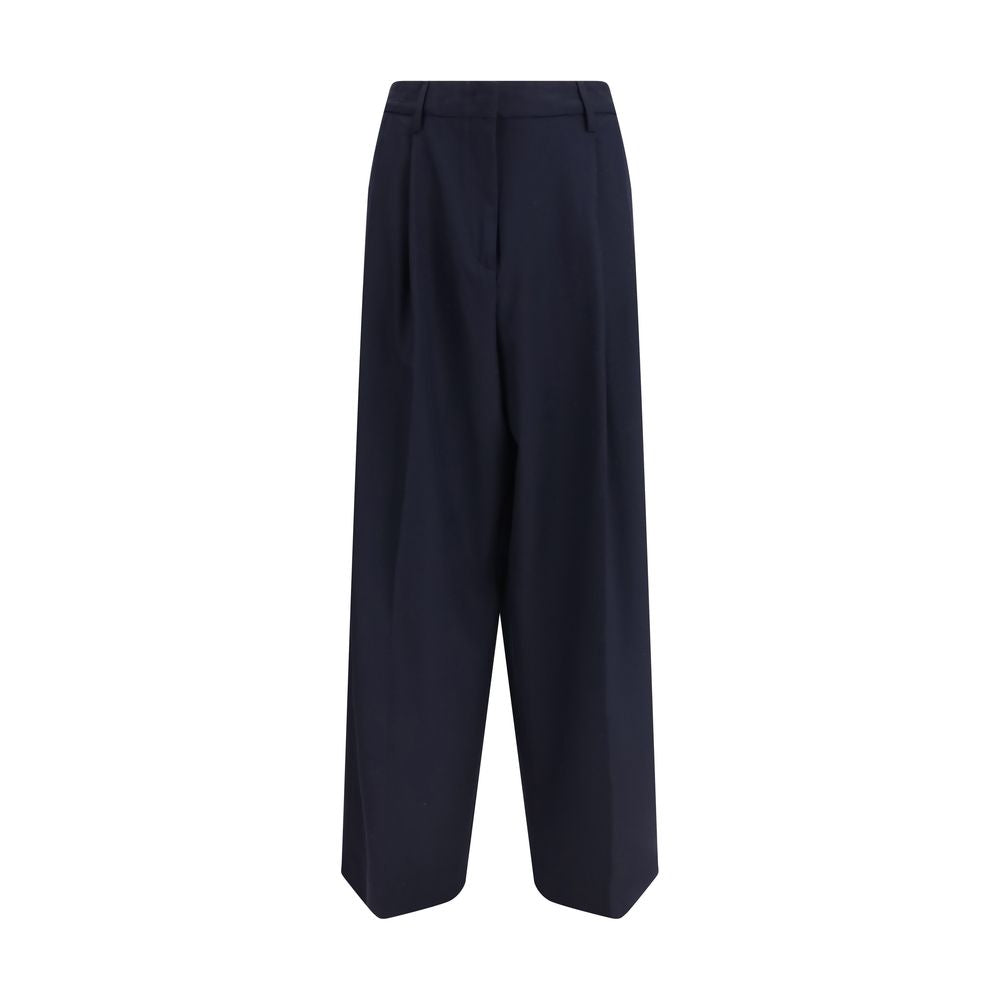 Fabiana Filippi Blue Polyester Casual Pants | Regal Royce