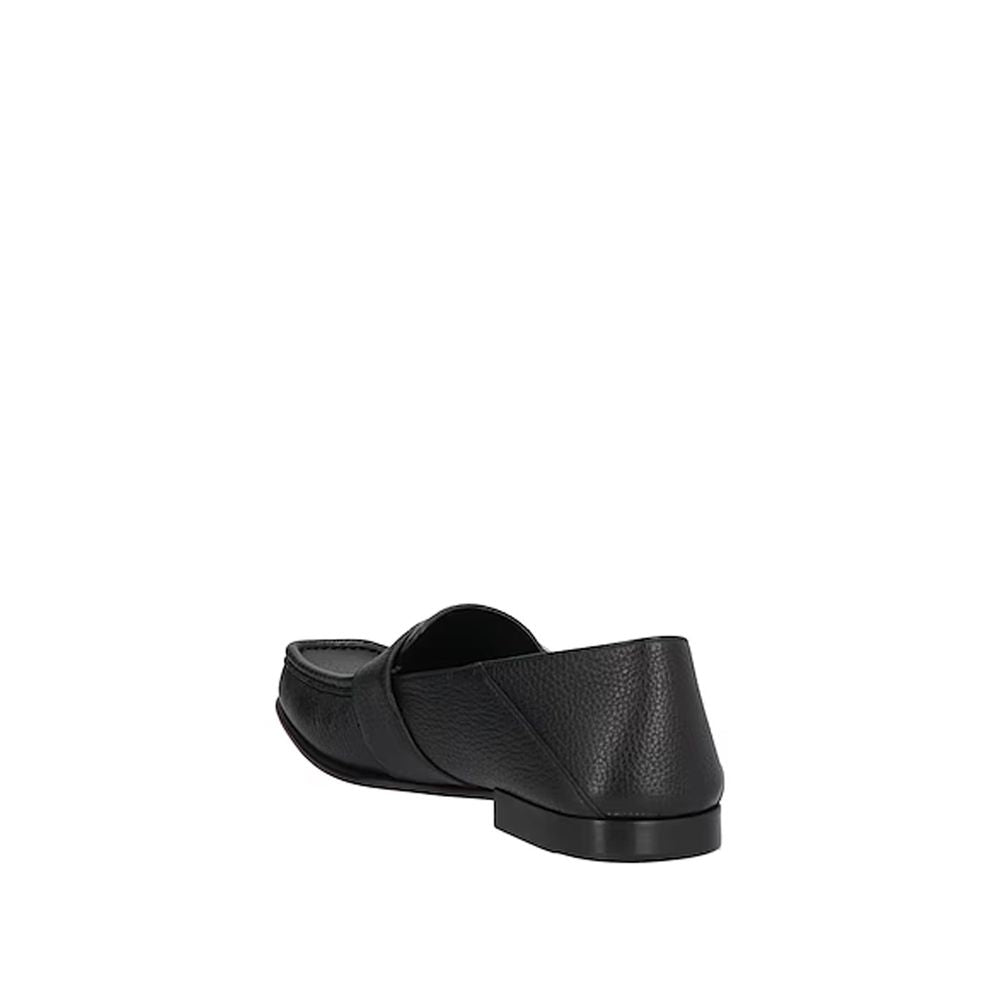 Fendi Black Calfskin Slip-On Loafers | Regal Royce