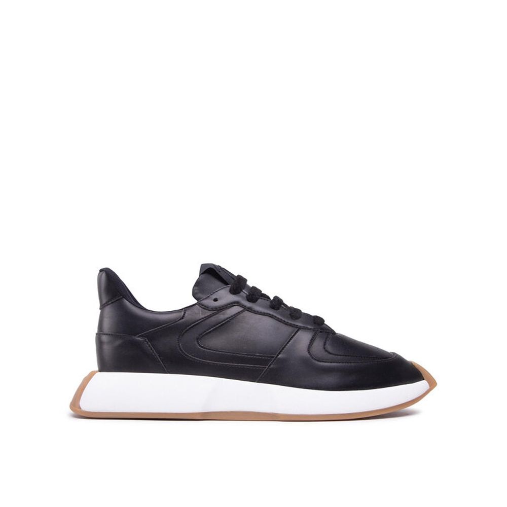 Giuseppe Zanotti Black Calfskin Low Top Sneakers | Regal Royce