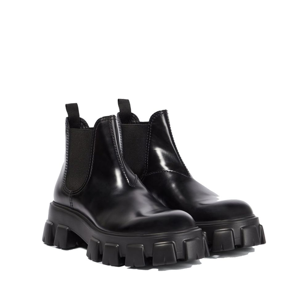 Prada Black Calfskin Chelsea Boots | Regal Royce