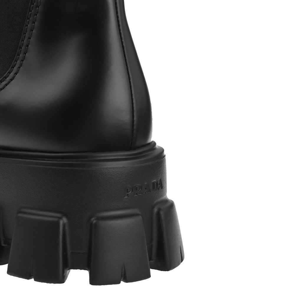 Prada Black Calfskin Chelsea Boots | Regal Royce