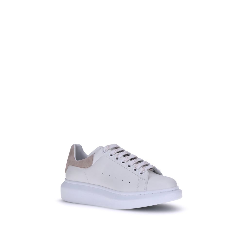Alexander McQueen White Calf Leather Bos Taurus Platform Sneakers | Regal Royce