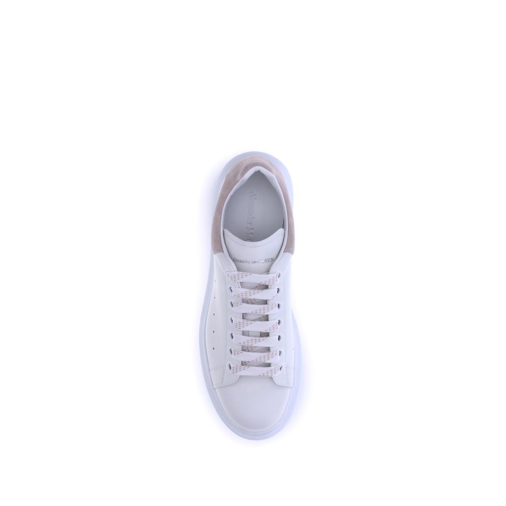 Alexander McQueen White Calf Leather Bos Taurus Platform Sneakers | Regal Royce