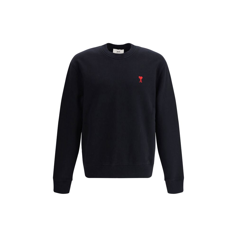 Ami Paris Black Cotton Sweatshirt | Regal Royce