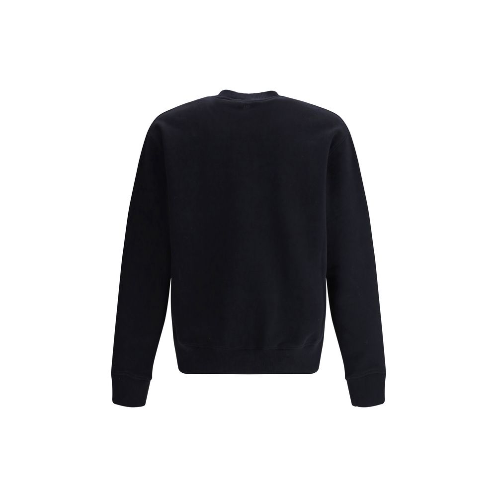 Ami Paris Black Cotton Sweatshirt | Regal Royce