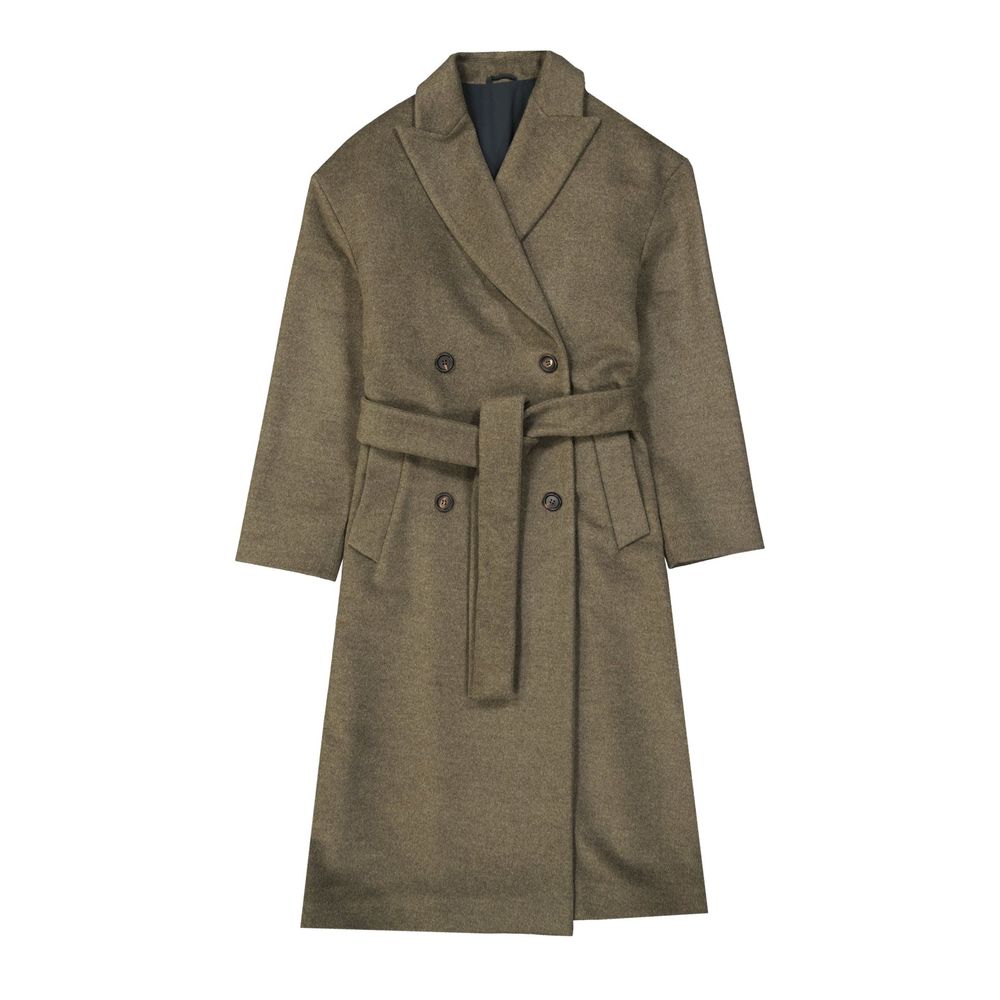 Brunello Cucinelli Bicolor Wool Coat | Regal Royce