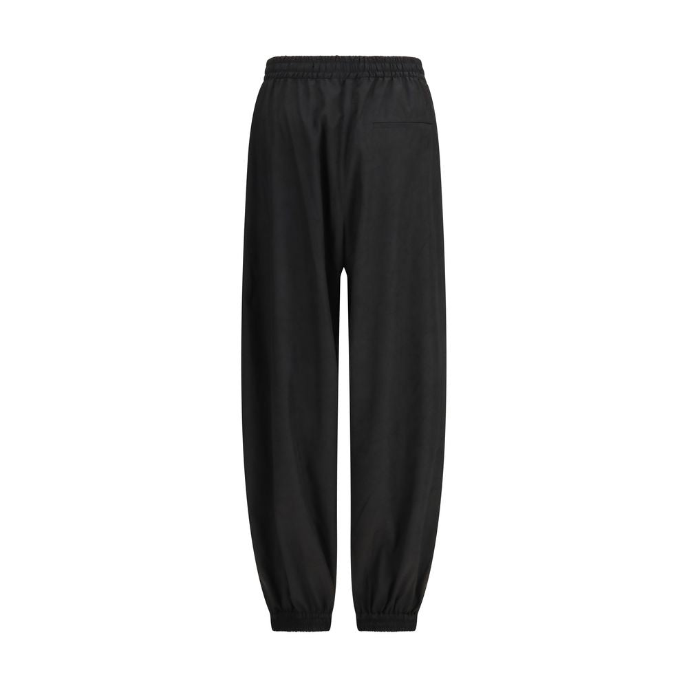 Rohe Black Polyester Joggers (Workout Pants) | Regal Royce