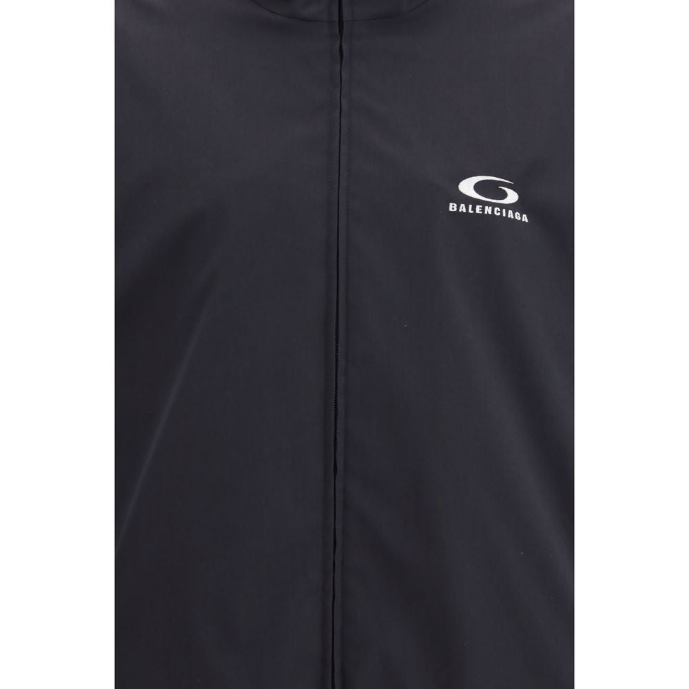 Balenciaga Black Polyester Shell Jacket | Regal Royce
