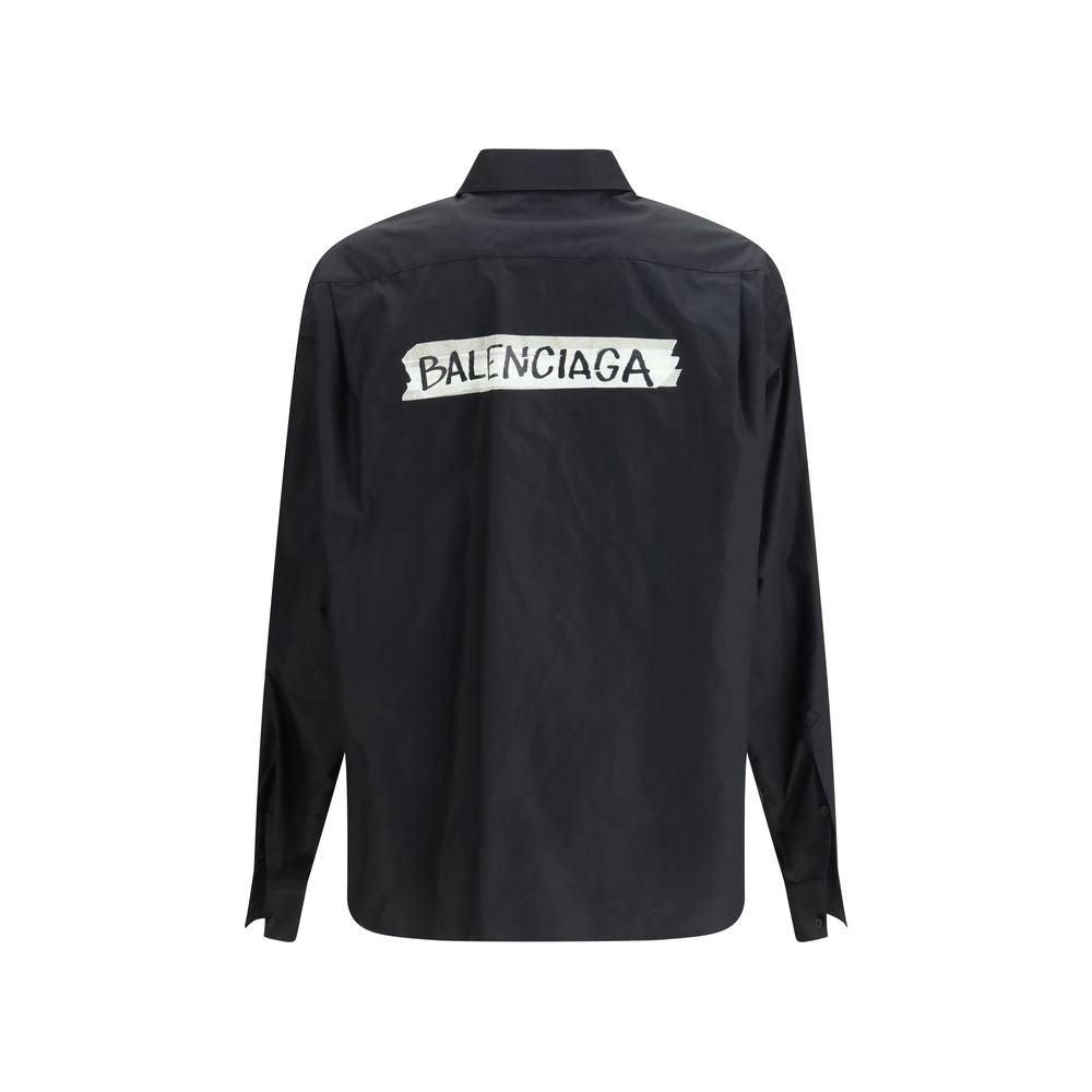 Balenciaga Black Cotton Shirt | Regal Royce