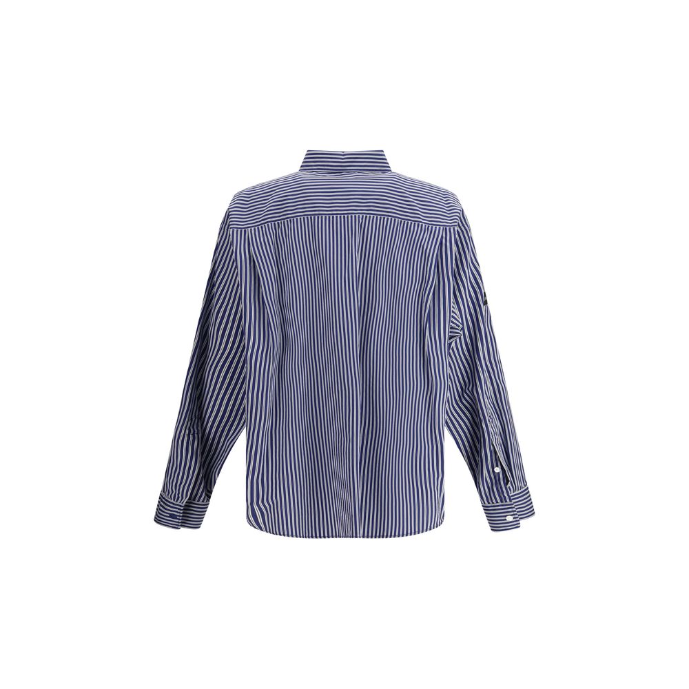 Balenciaga Blue Cotton Pattern Shirt | Regal Royce