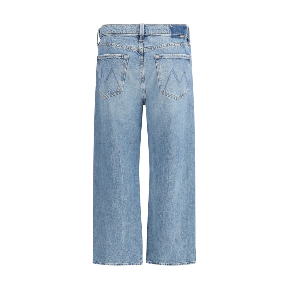 Mother Denim Blue Cotton Cropped Jeans | Regal Royce