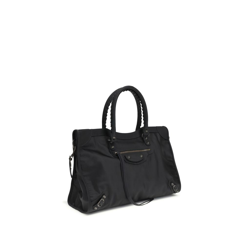 Balenciaga Black Polyamide Shoulder Bag | Regal Royce