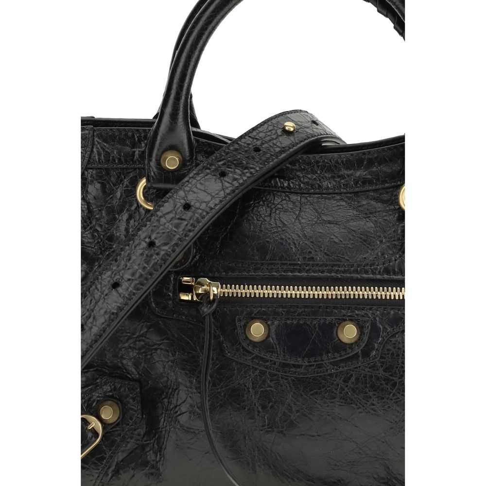 Balenciaga Black Lamb Leather Shoulder Bag | Regal Royce