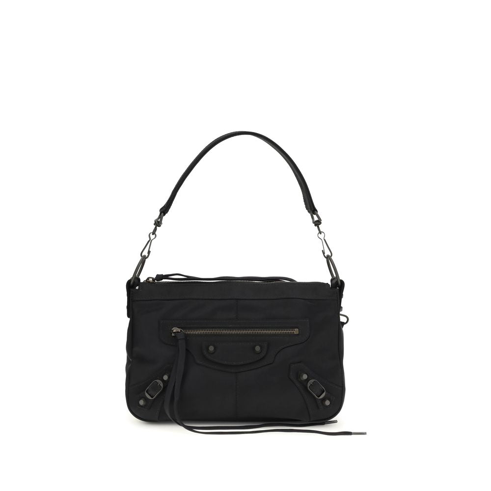 Balenciaga Black Polyamide Shoulder Bag | Regal Royce