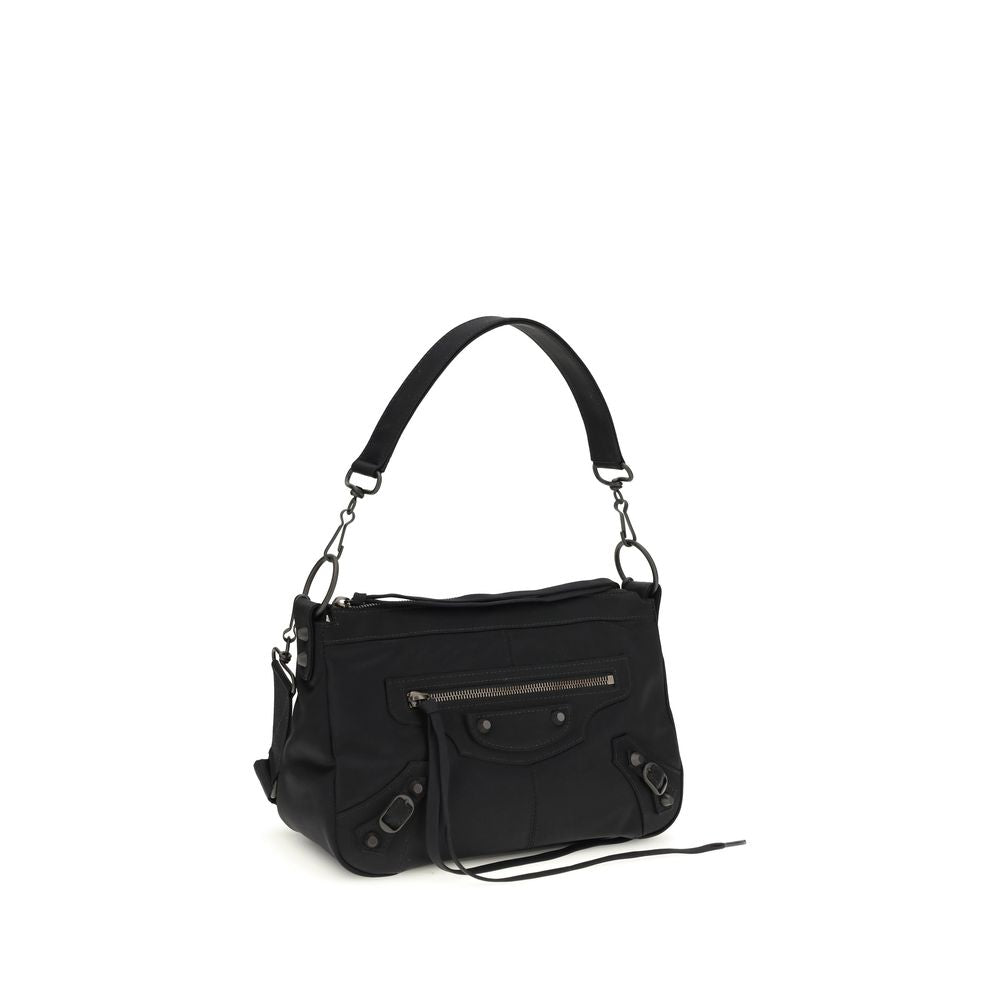 Balenciaga Black Polyamide Shoulder Bag | Regal Royce