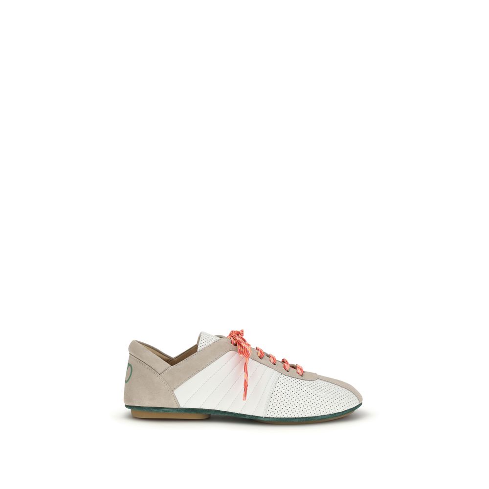 Valentino Garavani Multicolor Suede Leather Low Top Sneakers | Regal Royce