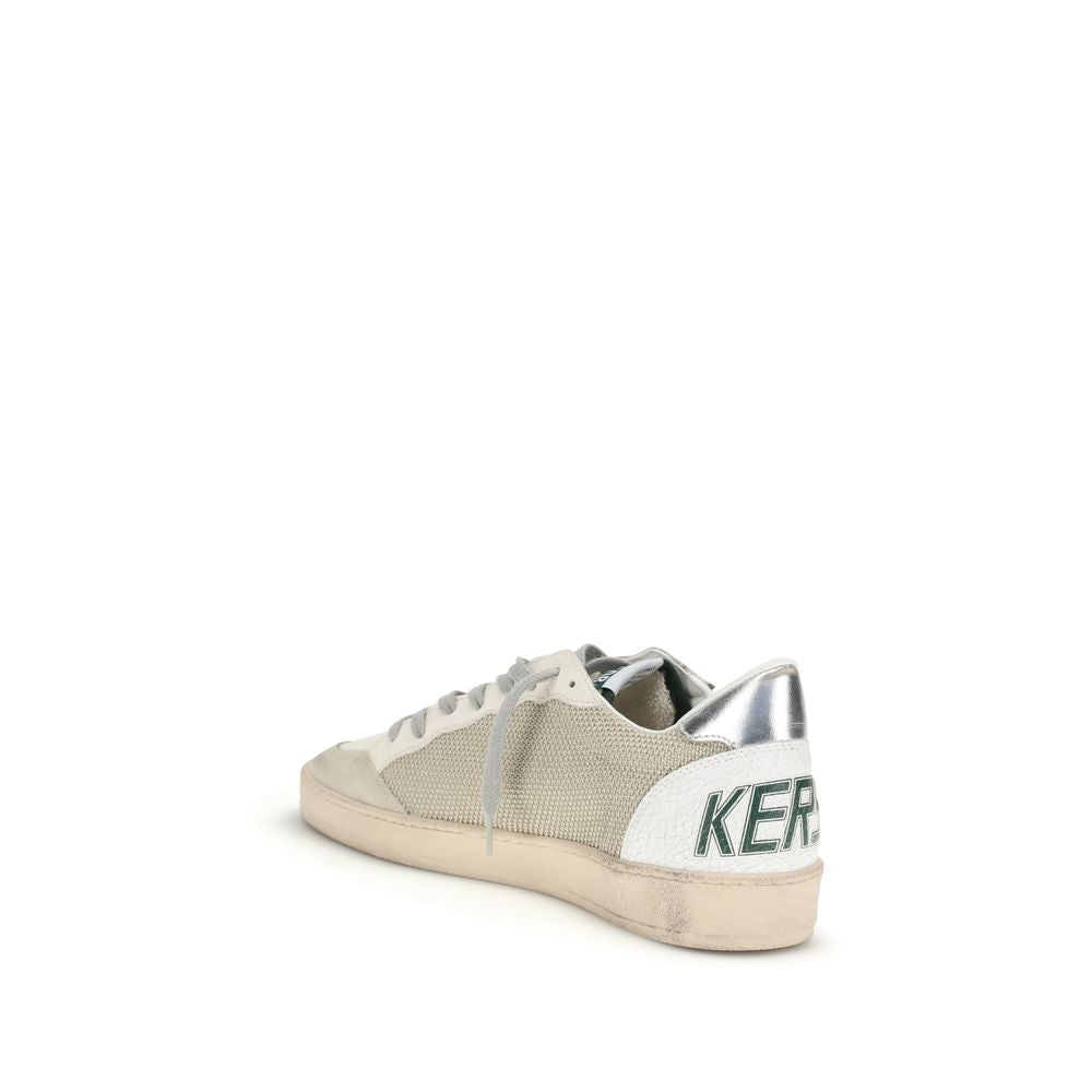 Golden Goose White Calf Leather Bos Taurus Low Top Sneakers | Regal Royce