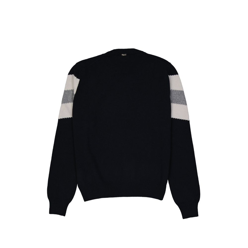Herno Blue Wool Sweatshirt | Regal Royce