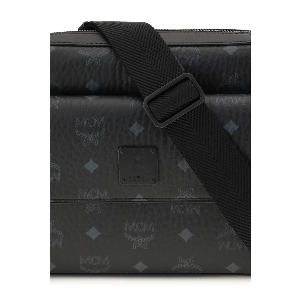 MCM Black Fabric Shoulder Bag | Regal Royce