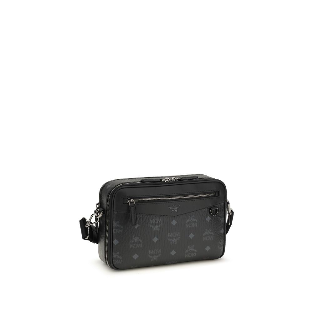 MCM Black Fabric Shoulder Bag | Regal Royce