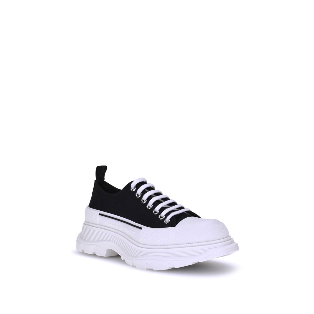 Alexander McQueen Black Rubber Chunky Sneakers | Regal Royce