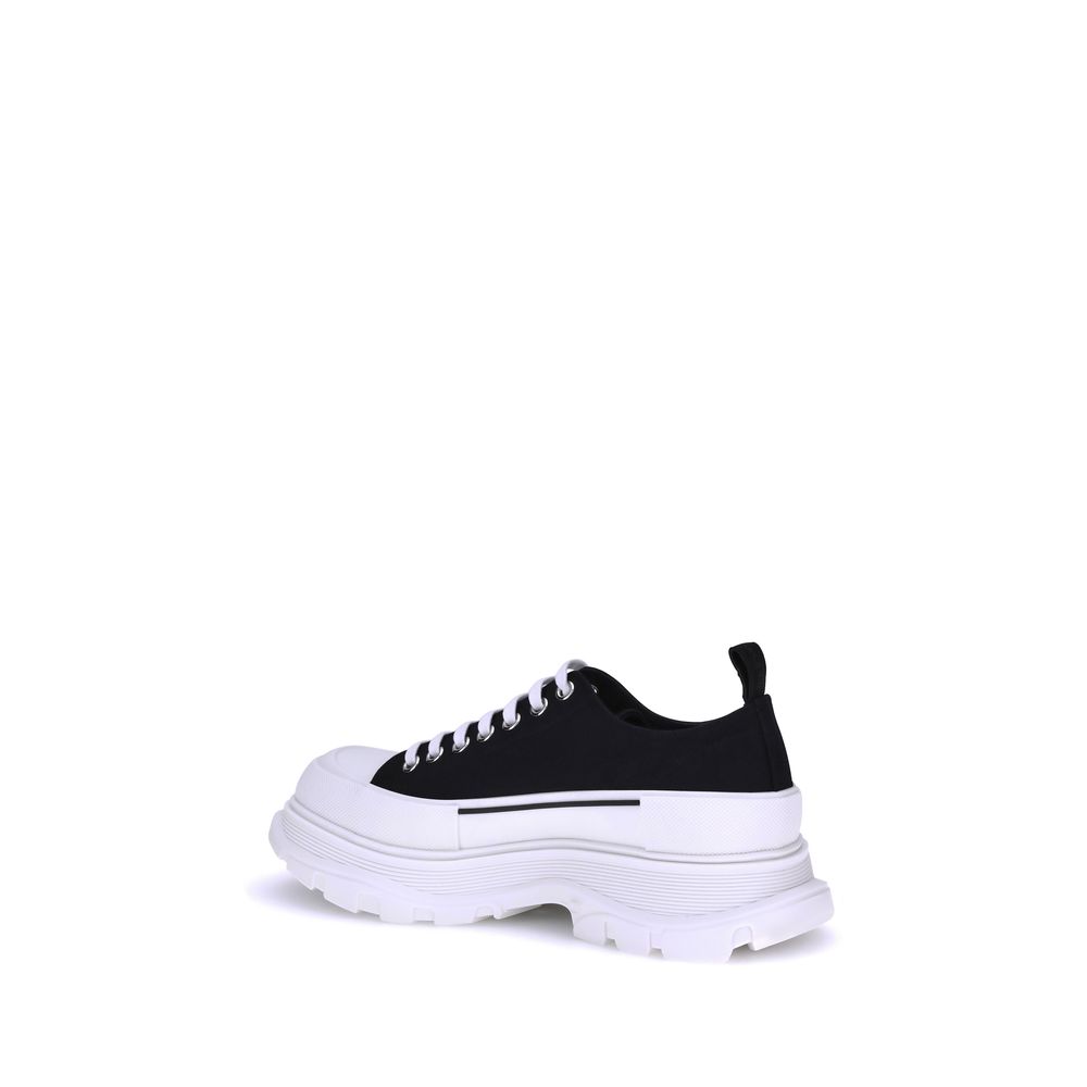 Alexander McQueen Black Rubber Chunky Sneakers | Regal Royce
