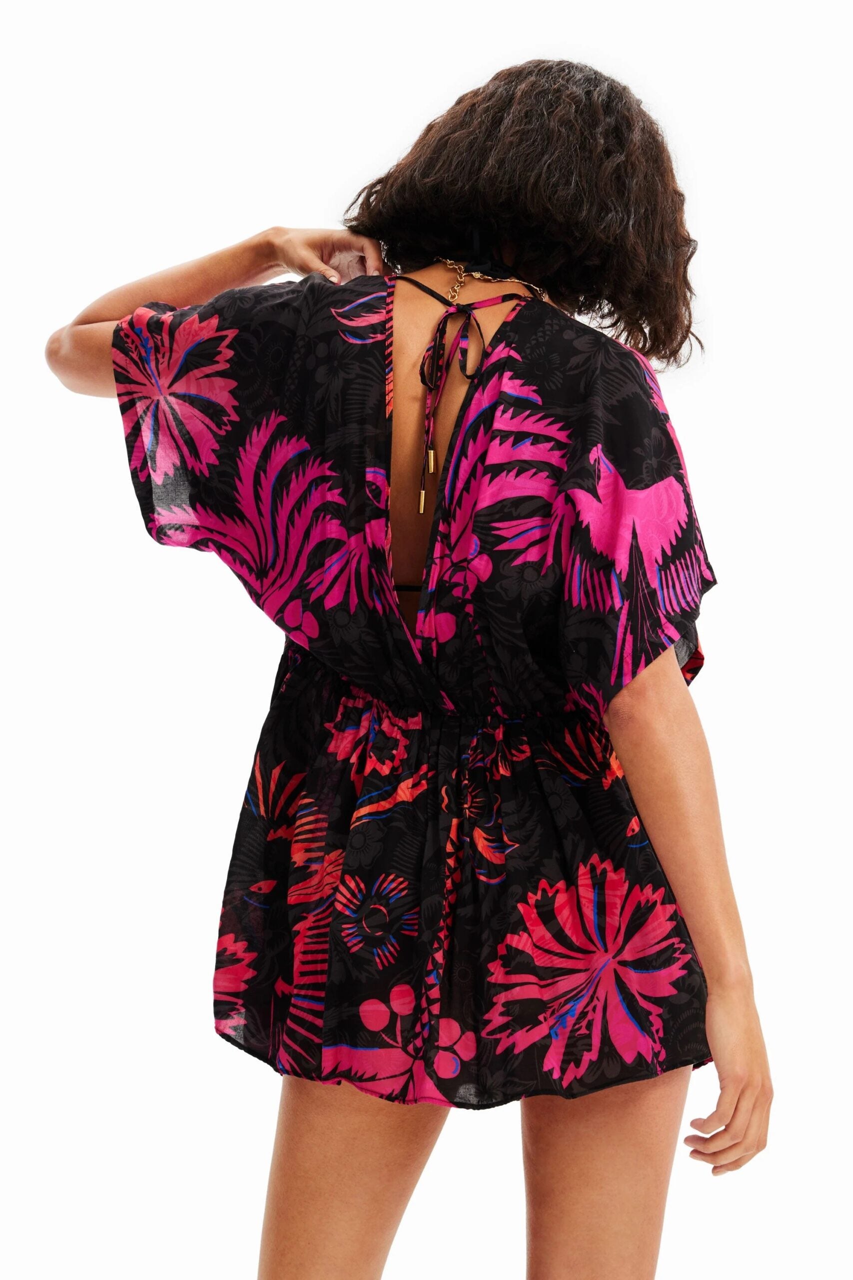 Desigual Black Viscose Jumpsuit | Regal Royce