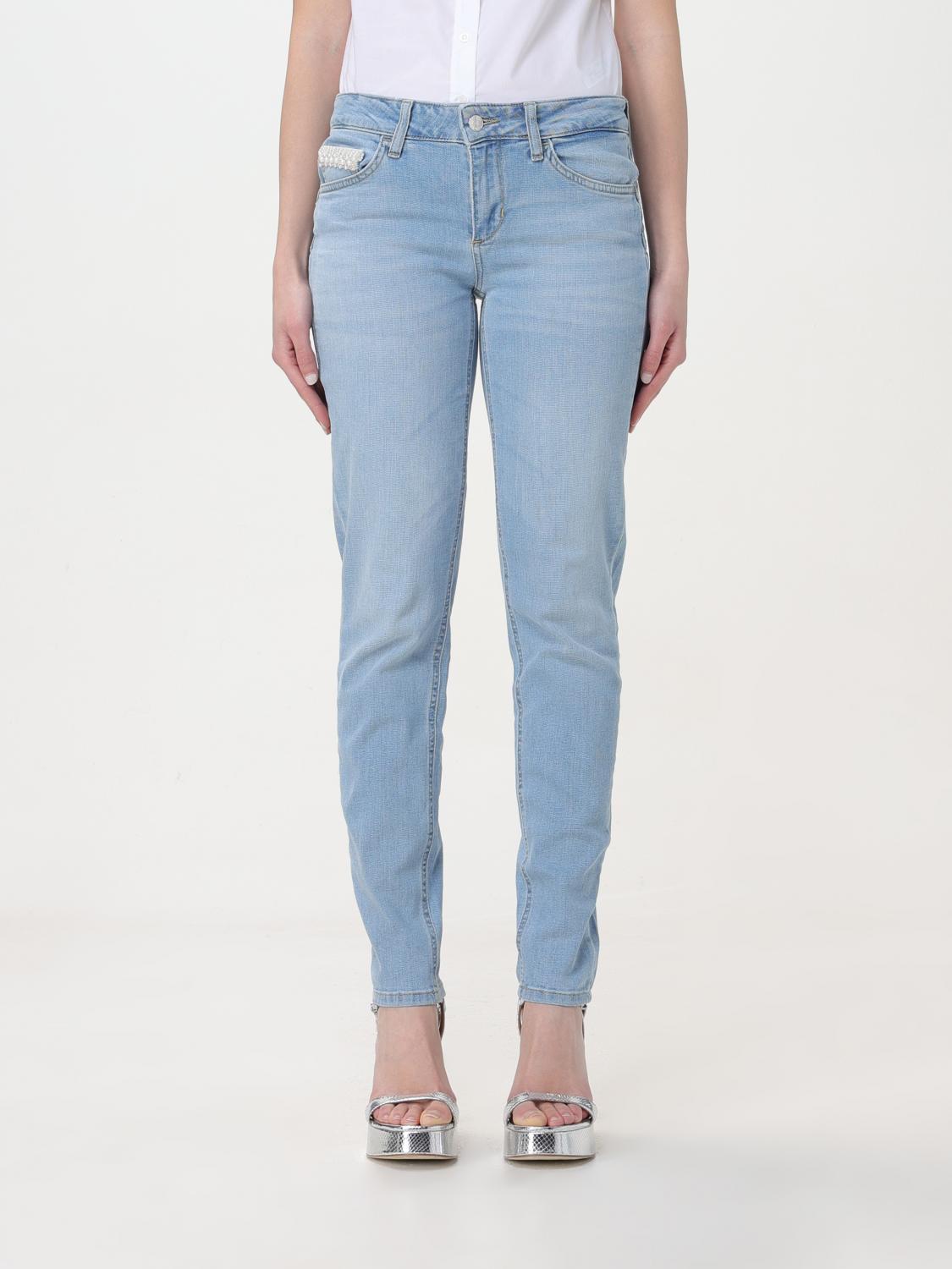 Liu Jo Blue Cotton Straight-Leg Jeans | Regal Royce