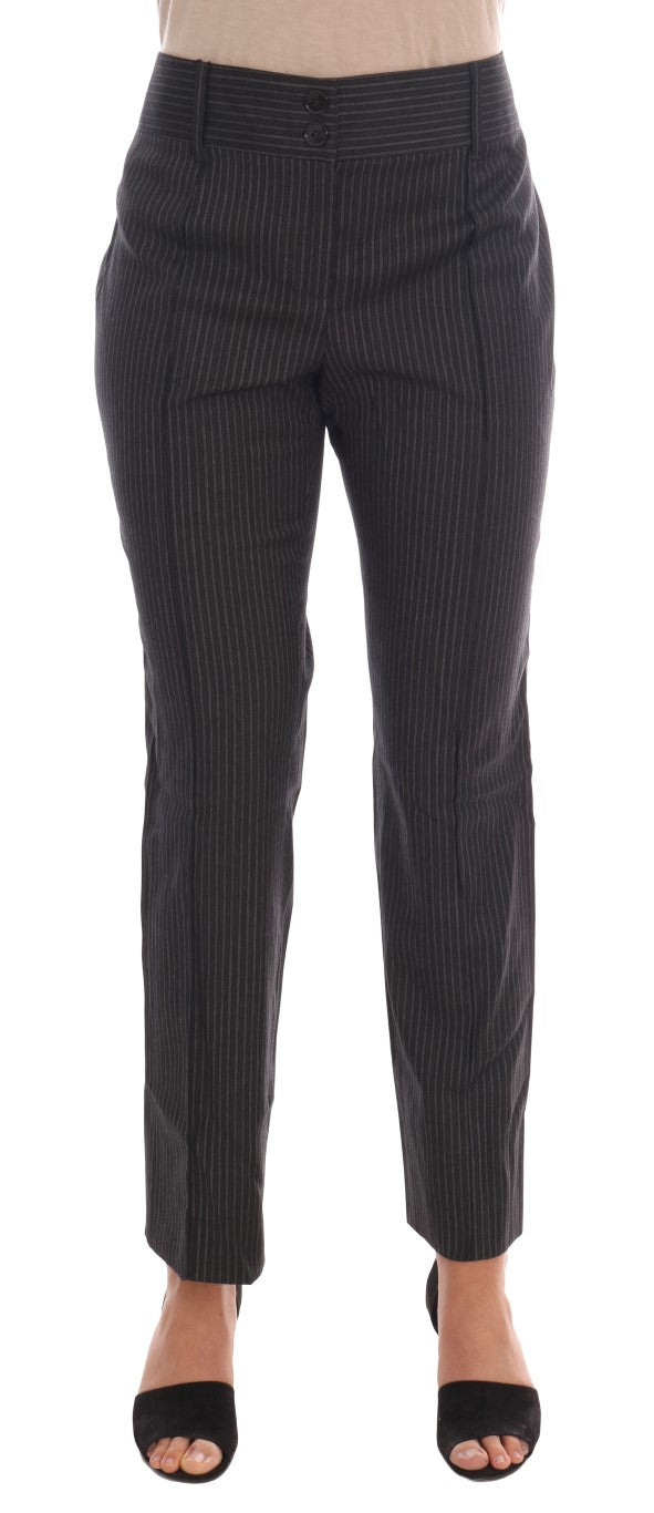 Dolce & Gabbana Gray Textile Dress Pants | Regal Royce