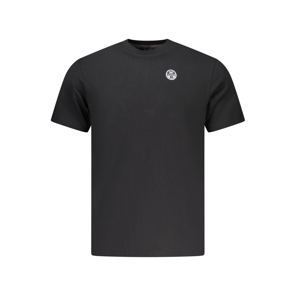 North Sails Nero Cotton Men T-Shirt | Regal Royce