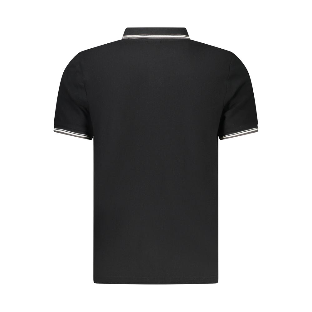 North Sails Black Cotton Men Polo | Regal Royce