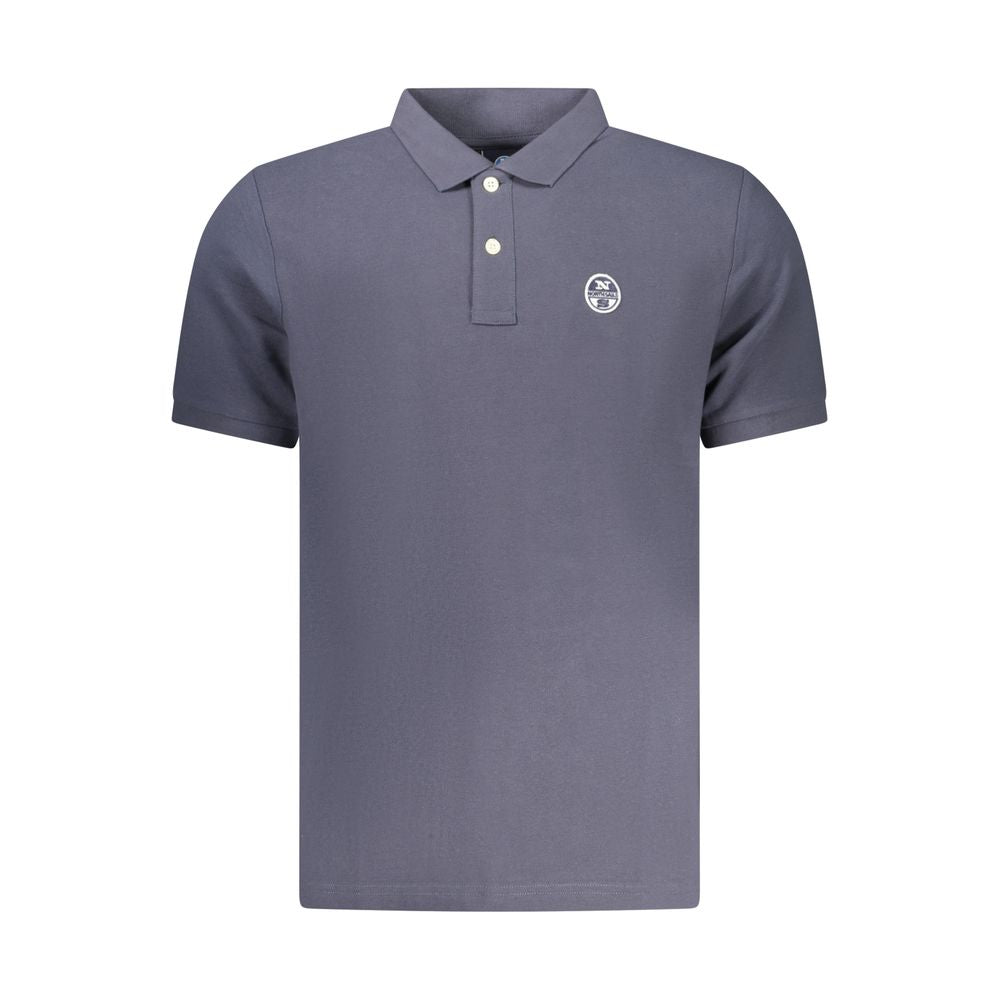 North Sails Blue Cotton Men Polo | Regal Royce