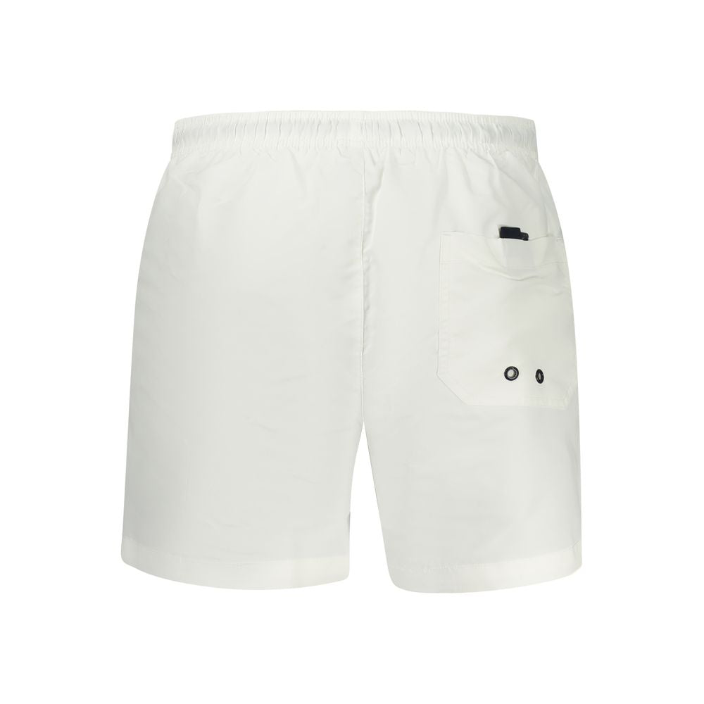 North Sails White Polyester Men's Swim Boxer | Regal Royce