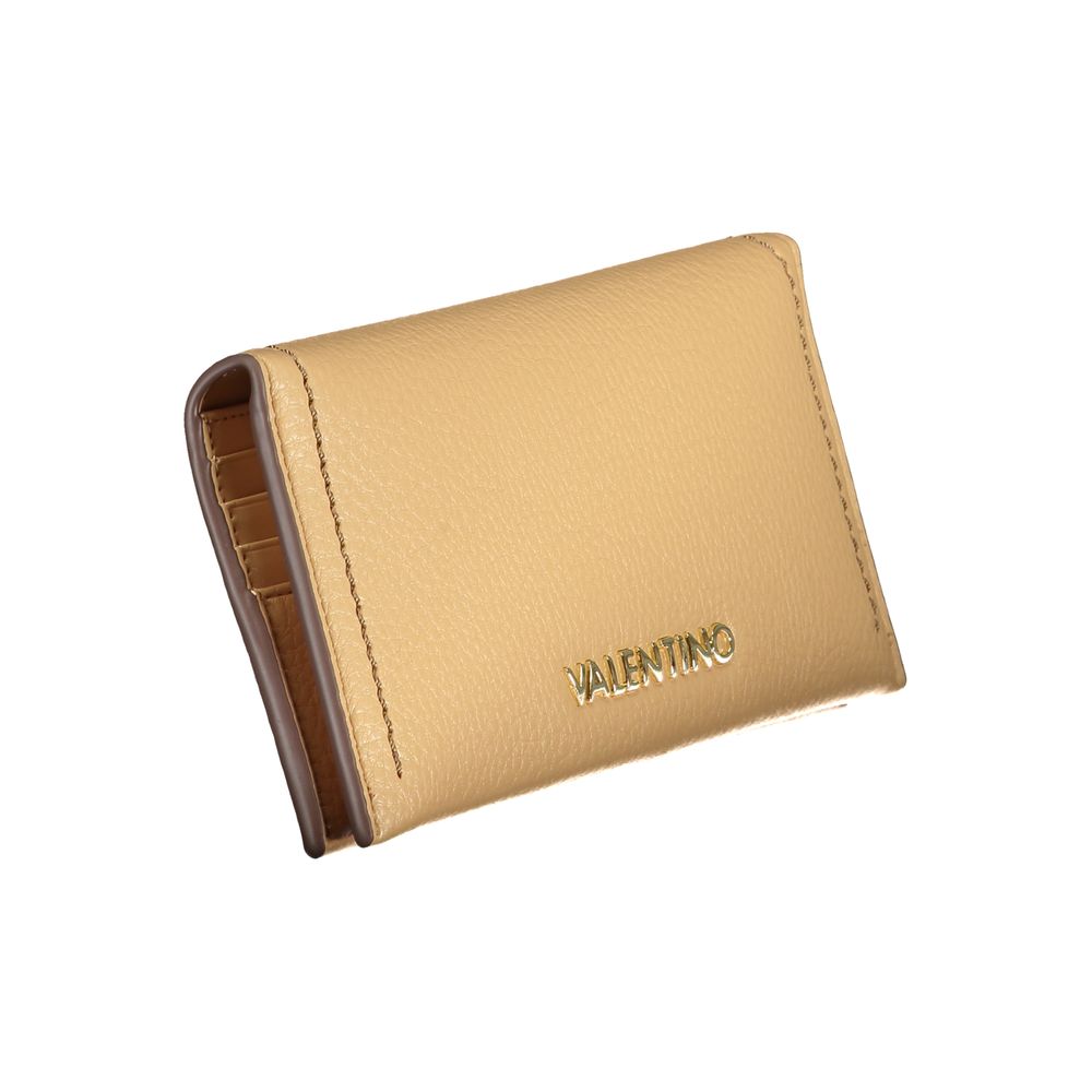 Mario Valentino Beige Polyurethane Women Wallet | Regal Royce
