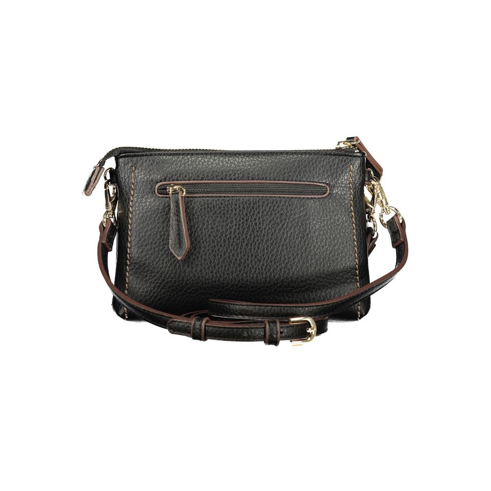 Mario Valentino Black Polyurethane Women's Crossbody Bag | Regal Royce