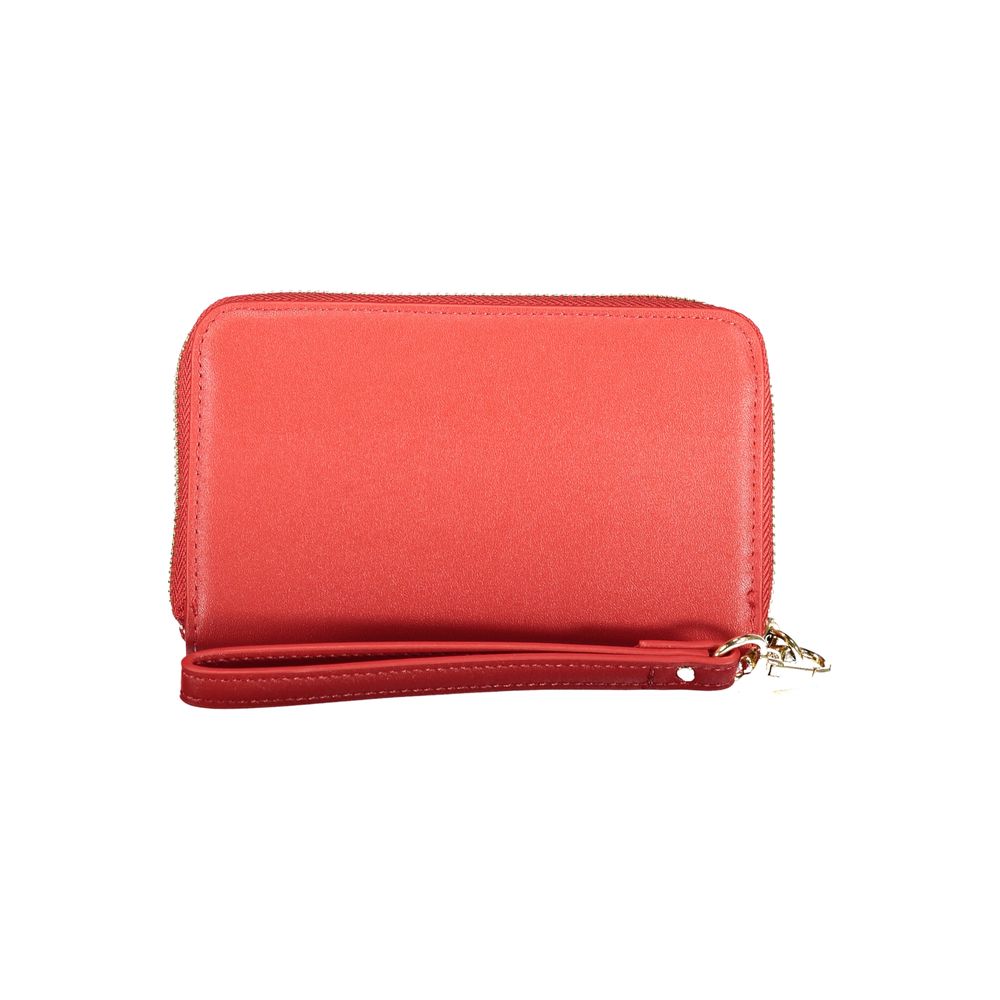Mario Valentino Rosso Poliuretano Women Wallet | Regal Royce
