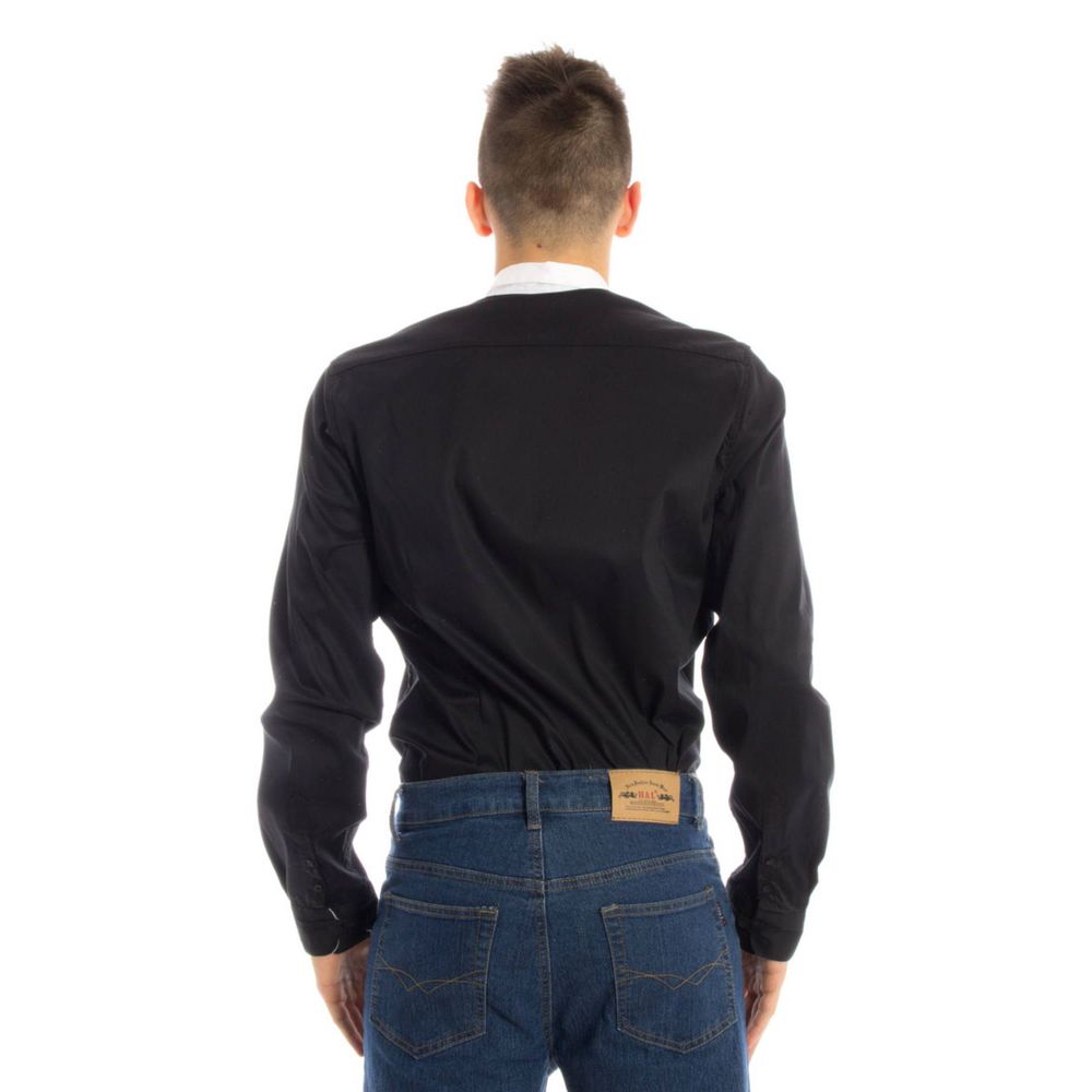 Papete Black Cotton Men's Shirt | Regal Royce