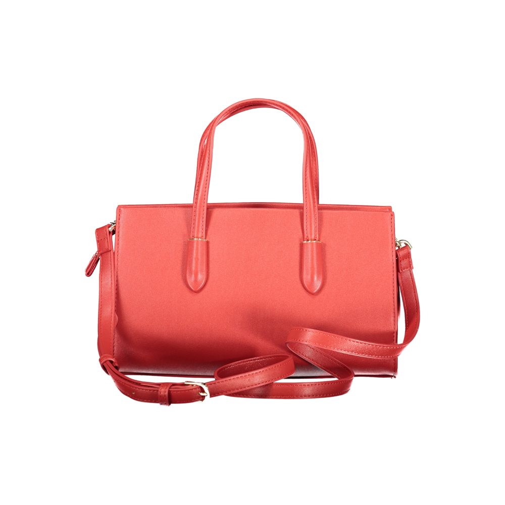 Mario Valentino Rosso Poliuretano Women Handbag | Regal Royce