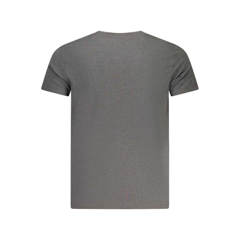 Pepe Jeans Grigio Cotton Men's T-Shirt | Regal Royce