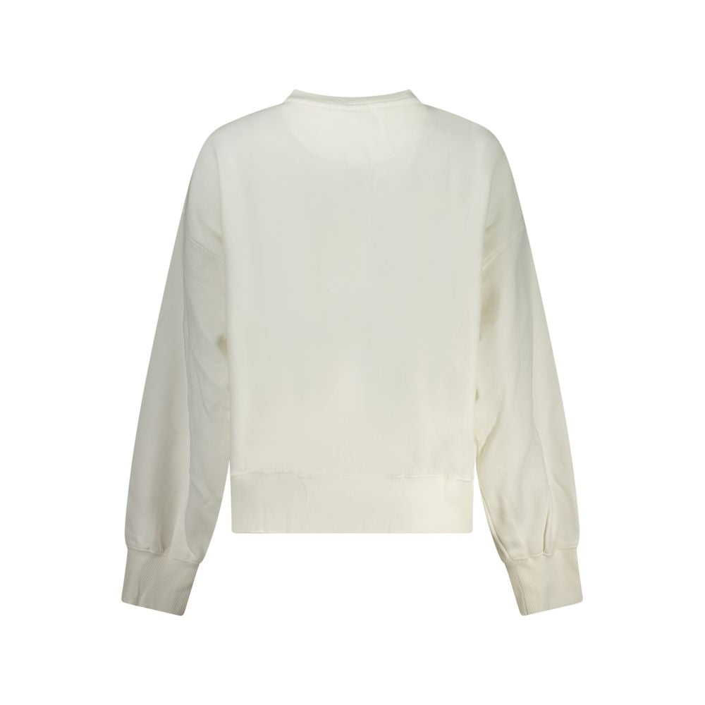 Pepe Jeans Bianco Cotton Womens Sweatshirt | Regal Royce
