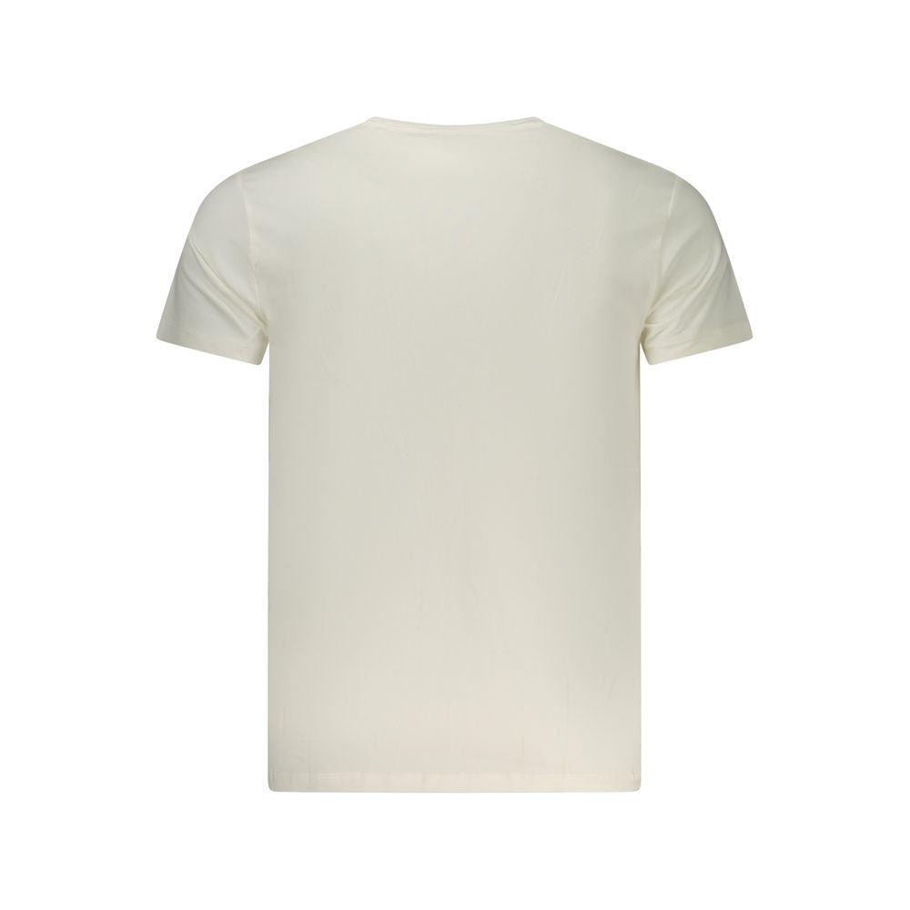 Pepe Jeans Bianco Cotton Men's T-Shirt | Regal Royce