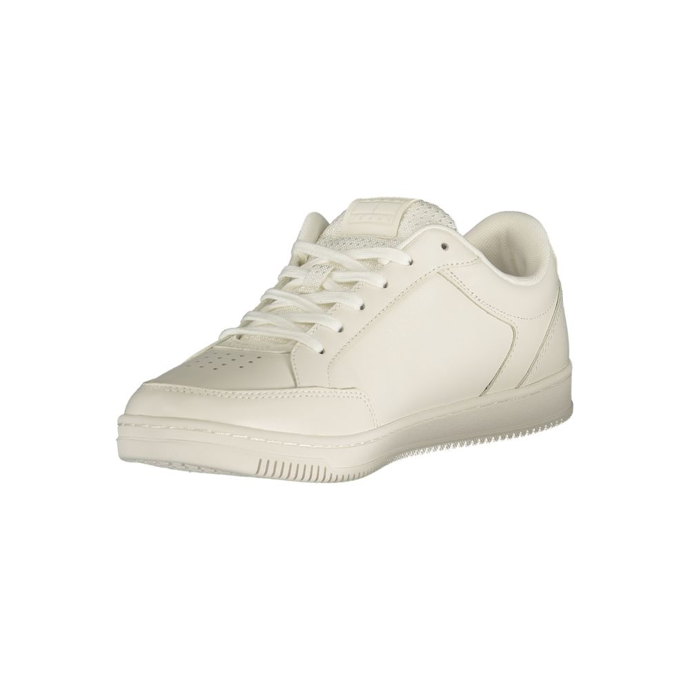 Tommy Hilfiger White Polyurethane Men Sneaker | Regal Royce