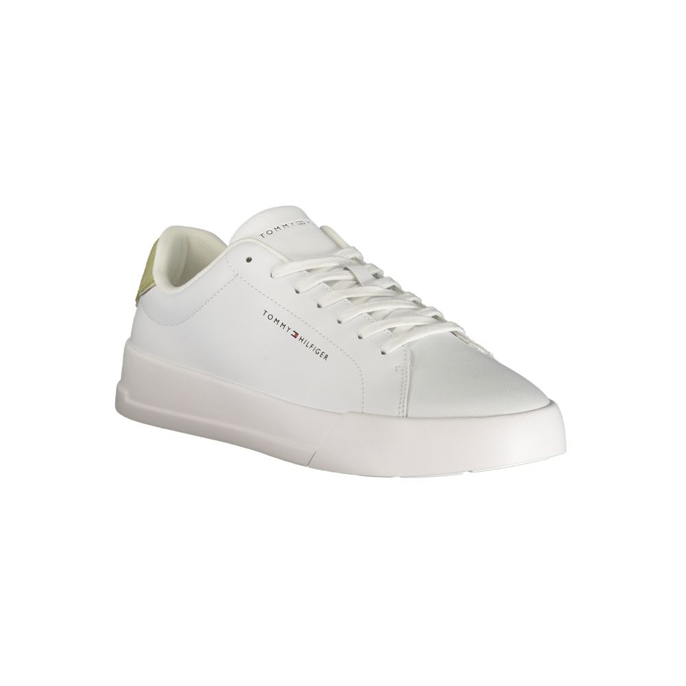 Tommy Hilfiger Bianco Polyurethane Men Sneaker | Regal Royce