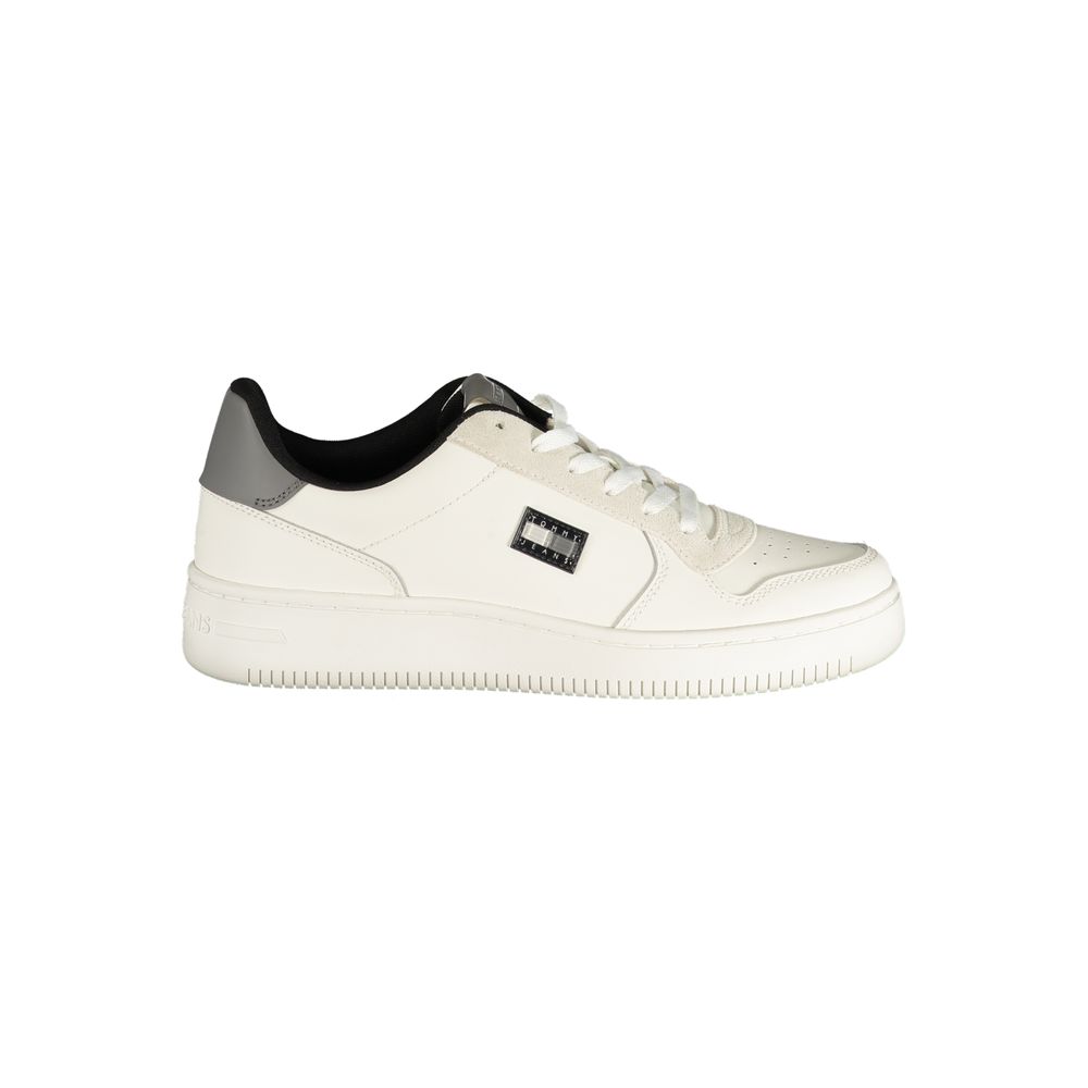 Tommy Hilfiger White Polyurethane Men Sneaker | Regal Royce