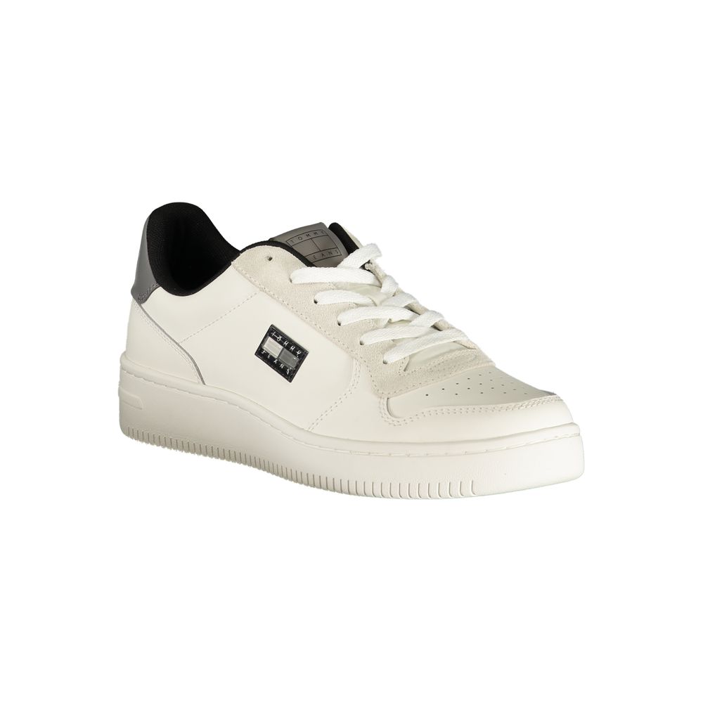 Tommy Hilfiger White Polyurethane Men Sneaker | Regal Royce