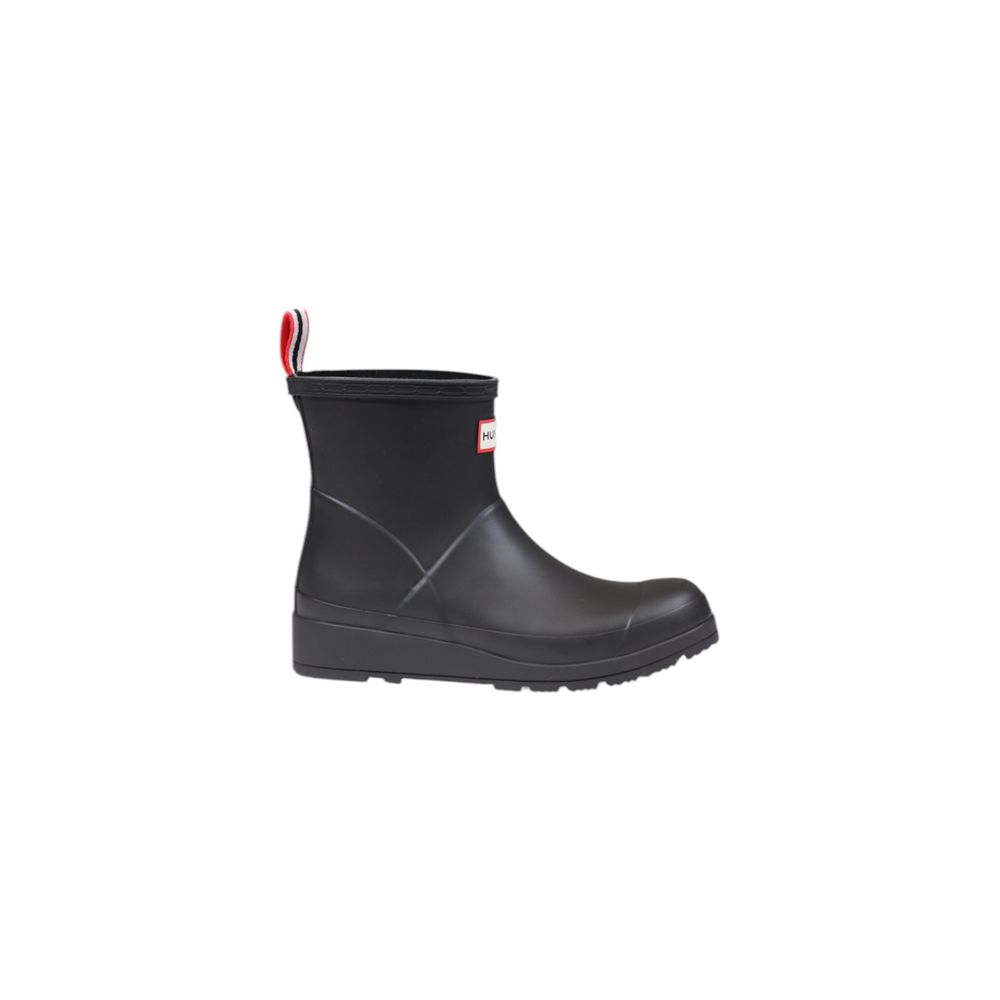 Hunter Black Recycled Polyester Ankle Boots | Regal Royce