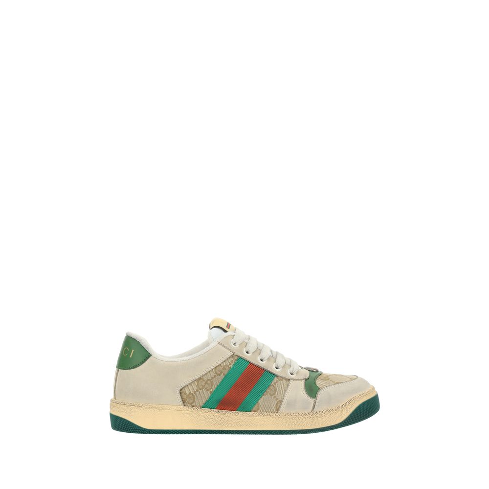 Gucci Multicolor Cotton Low Top Sneakers | Regal Royce