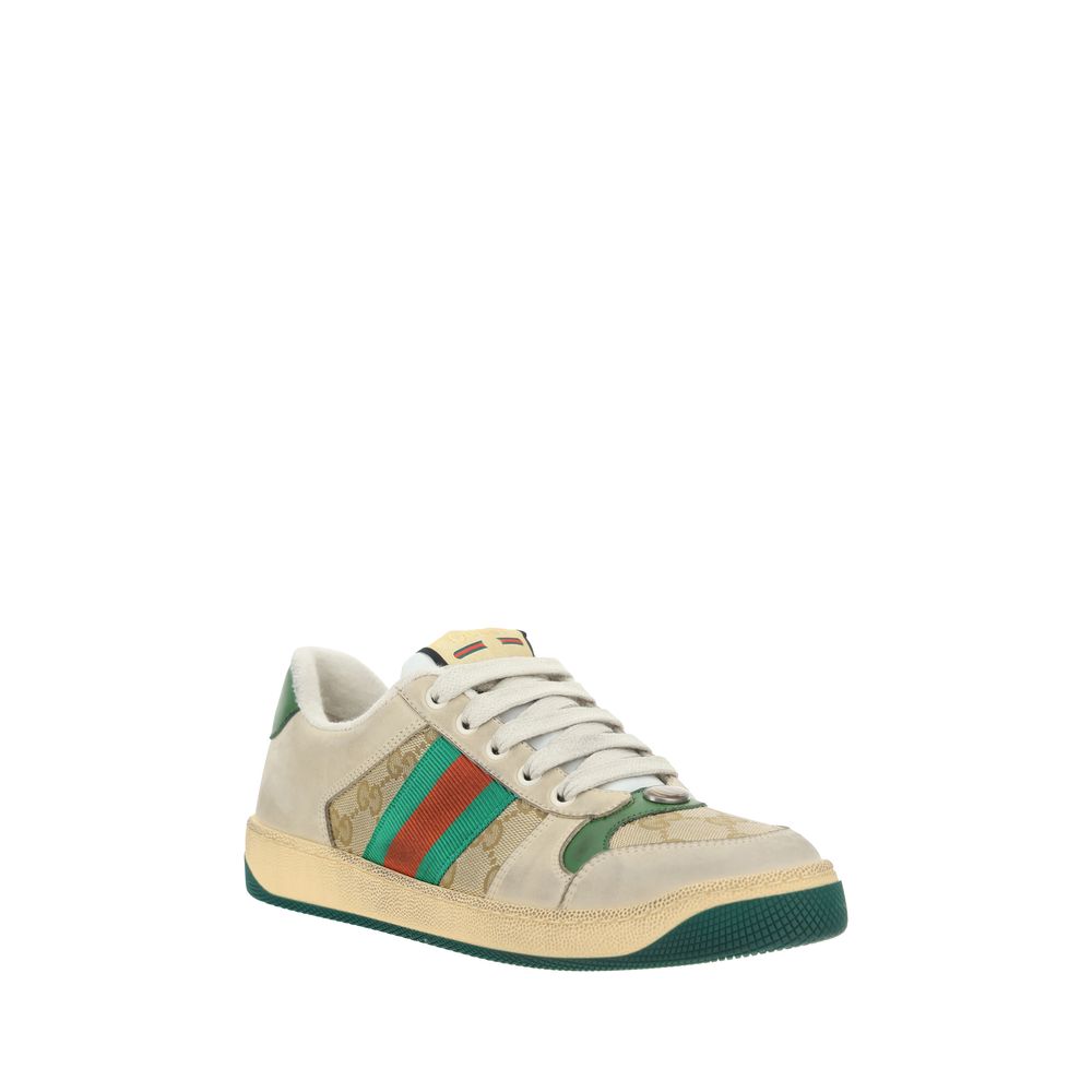 Gucci Multicolor Cotton Low Top Sneakers | Regal Royce
